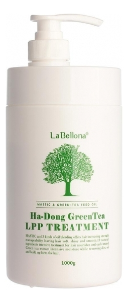 Маска-бальзам для волос Labellona Ha-Dong Green Tea LPP Treatment: Маска-бальзам 1000мл