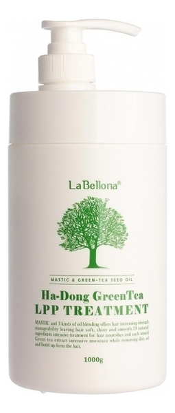 

Маска-бальзам для волос Labellona Ha-Dong Green Tea LPP Treatment: Маска-бальзам 1000мл, Маска-бальзам для волос Labellona Ha-Dong Green Tea LPP Treatment