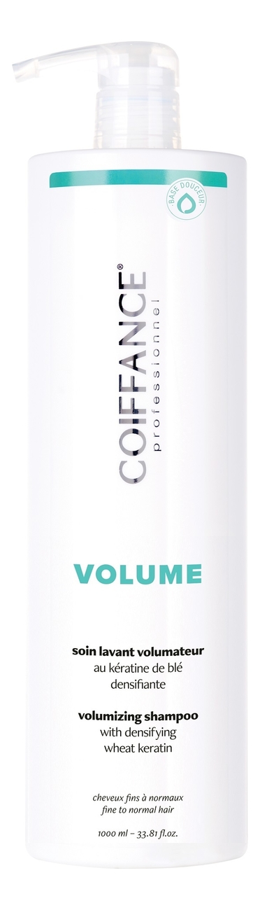 Купить Шампунь для придания объема волосам Volume Volumizing Shampoo: Шампунь 1000мл, Coiffance