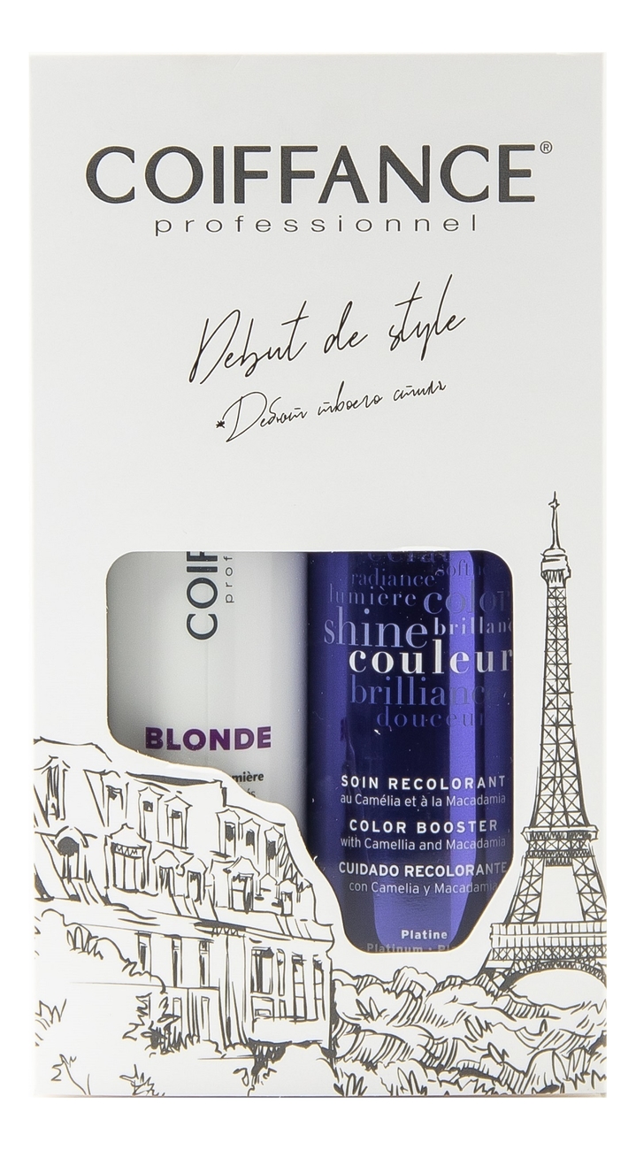 

Набор для волос Bright Blonde (шампунь 250мл + усилитель цвета Platinum 250мл)