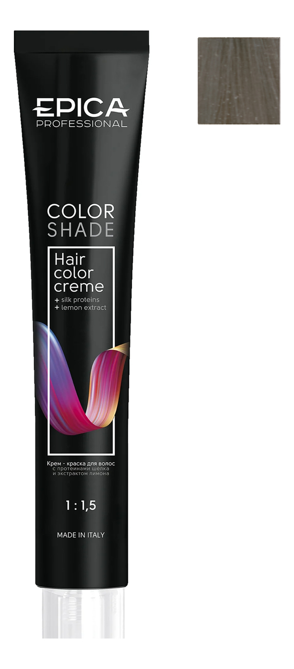 

Крем-краска для волос Color Shade 100мл: 10.18 Светлый Блондин Пепельно-Жемчужный, Крем-краска для волос Color Shade 100мл