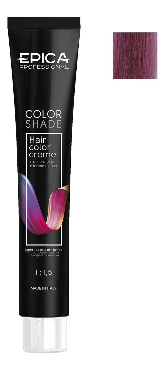 

Крем-краска для волос Color Shade 100мл: 10.22 Светлый Блондин Фиолетовый Интенсивный, Крем-краска для волос Color Shade 100мл