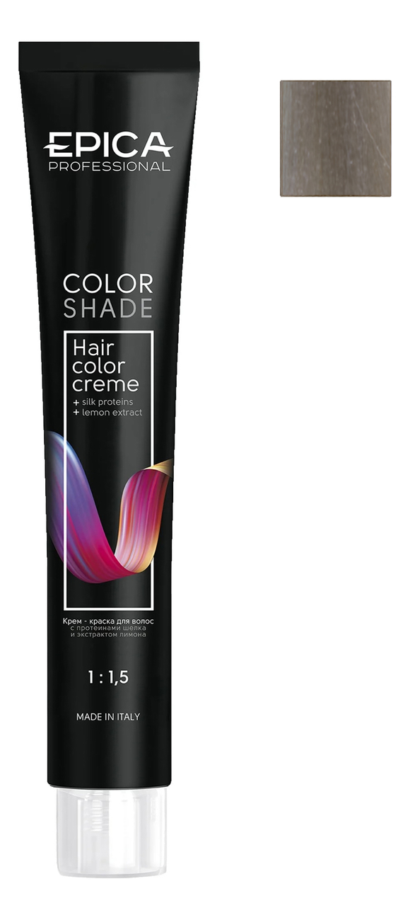 

Крем-краска для волос Color Shade 100мл: 10.81 Светлый Блондин Жемчужно-Пепельный, Крем-краска для волос Color Shade 100мл