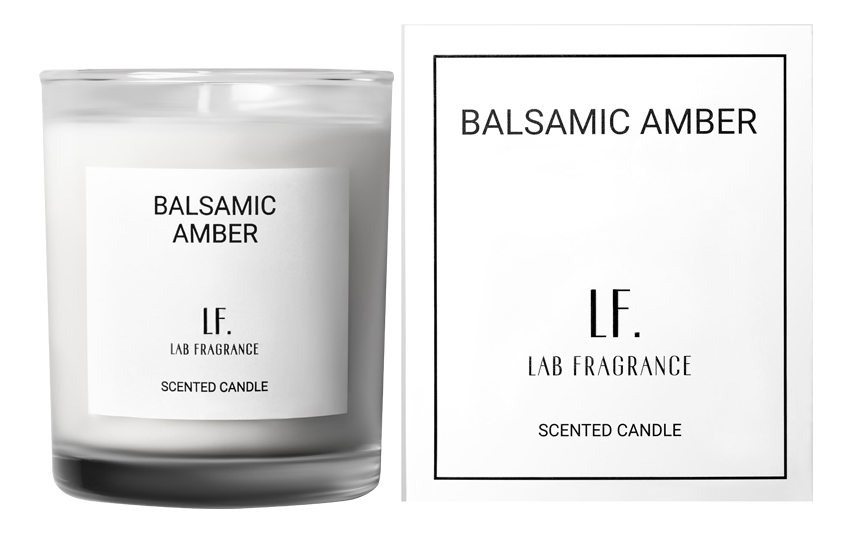 Ароматическая свеча Амбра (Balsamic Amber): свеча 180г ароматическая свеча verbena 180г свеча 180г