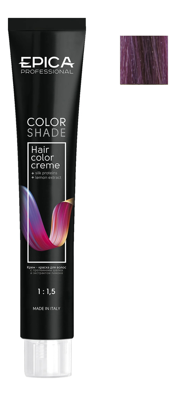 

Крем-краска для волос Color Shade 100мл: 8.22 Светло-Русый Фиолетовый Интенсивный, Крем-краска для волос Color Shade 100мл