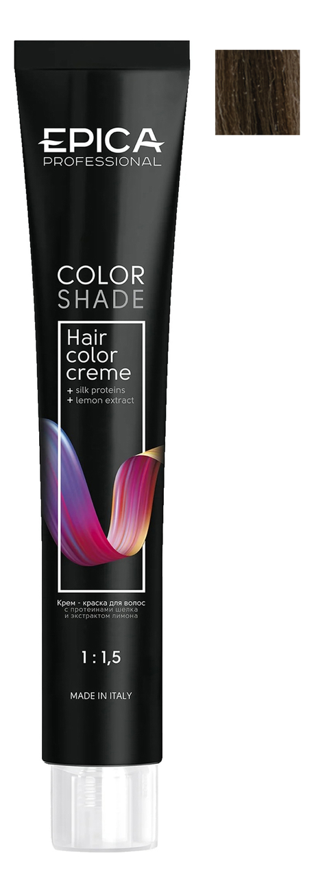 Купить Крем-краска для волос Color Shade 100мл: 8.7 Светло-Русый Шоколадный, Epica Professional