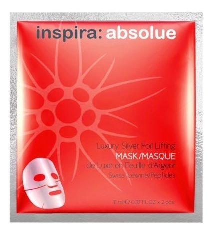 

Роскошная лифтинг-маска для лица с серебряной фольгой Luxury Silver Foil Lifting Mask 11мл