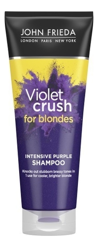 Шампунь с фиолетовым пигментом для нейтрализации желтизны светлых волос Violet Crush Intensive Purple Shampoo 250мл шампунь с фиолетовым пигментом для поддержания оттенка светлых волос violet crush purple shampoo 250мл