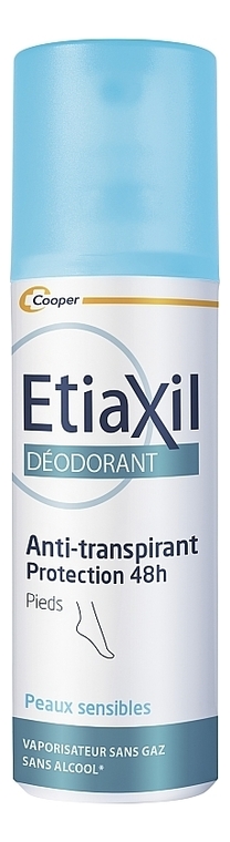 Купить Дезодорант-антиперспирант для ног Anti-Perspirant Deodorant Protection 48H Feet Spray 100мл, Etiaxil