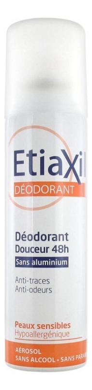

Дезодорант-антиперспирант без солей алюминия Deodorant Douceur 48H Peaux Sensibles 150мл
