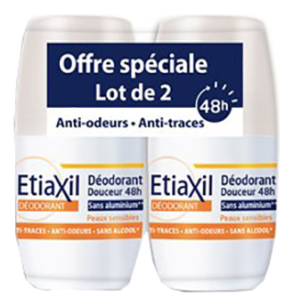 

Роликовый дезодорант для без солей алюминия Deodorant Douceur 48h Aisselles Peaux Sensibles: Дезодорант 2*50мл, Роликовый дезодорант для без солей алюминия Deodorant Douceur 48h Aisselles Peaux Sensibles
