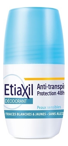 

Роликовый дезодорант для чувствительной кожи Deodorant Anti Transpirant 48H Roll-On Peaux Sensibles: Дезодорант 50мл, Роликовый дезодорант для чувствительной кожи Deodorant Anti Transpirant 48H Roll-On Peaux Sensibles