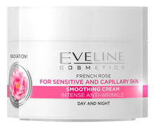 Eveline Омолаживающий крем для лица против морщин Smoothing Cream Intense Anti-Wrinkle French Rose 50мл