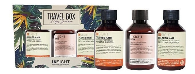 Набор Travel Box Colored Hair (шампунь для волос 100мл + кондиционер для волос 100мл + гель для тела 100мл)