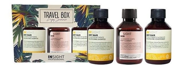 

Набор Travel Box Dry Hair (шампунь для волос 100мл + кондиционер для волос 100мл + гель для тела 100мл)