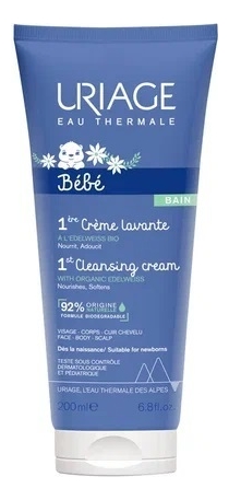 

Очищающий пенящийся крем для детей и новорожденных Bebe 1ere Creme Lavante: Крем 200мл (новый дизайн), Очищающий пенящийся крем для детей и новорожденных Bebe 1ere Creme Lavante