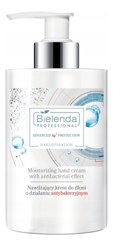 Купить Увлажняющий крем для рук с антибактериальным эффектом Handspiration Moisturizing Hand Cream 300мл, Bielenda Professional