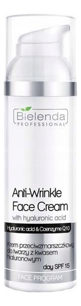 Купить Крем для лица против морщин с гиалуроновой кислотой Face Program Anti-Wrinkle Face Cream 100мл, Bielenda Professional