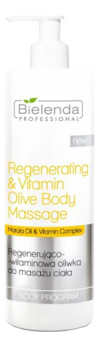 Регенерирующее масло для массажа тела с витаминами Face Program Regenerating  Vitamin Olive Body Massage 500мл