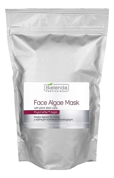 Альгинатная маска для лица с растительными стволовыми клетками PhytoCellTec™ Argan Face Program Face Algae Mask: Маска 190г (запасной блок) охлаждающая альгинатная маска для лица face program cooling face algae mask маска 190г