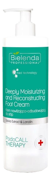 Увлажняющий и восстанавливающий крем для ног PodoCall Therapy Deeply Moisturizing And Reconstructing Foot Cream 500мл