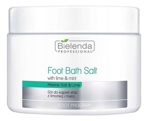

Соль для ног с лаймом и мятой Foot Bath Salt With Lime & Mint 600г