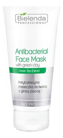 Антибактериальная маска для лица с зеленой глиной Face Program Antibacterial Face Mask With Green Clay 150мл