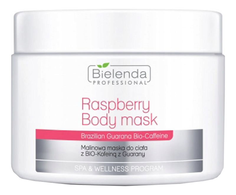 Малиновая маска для тела с кофеином Spa &amp; Wellness Program Raspberry Body Mask 600мл от Randewoo