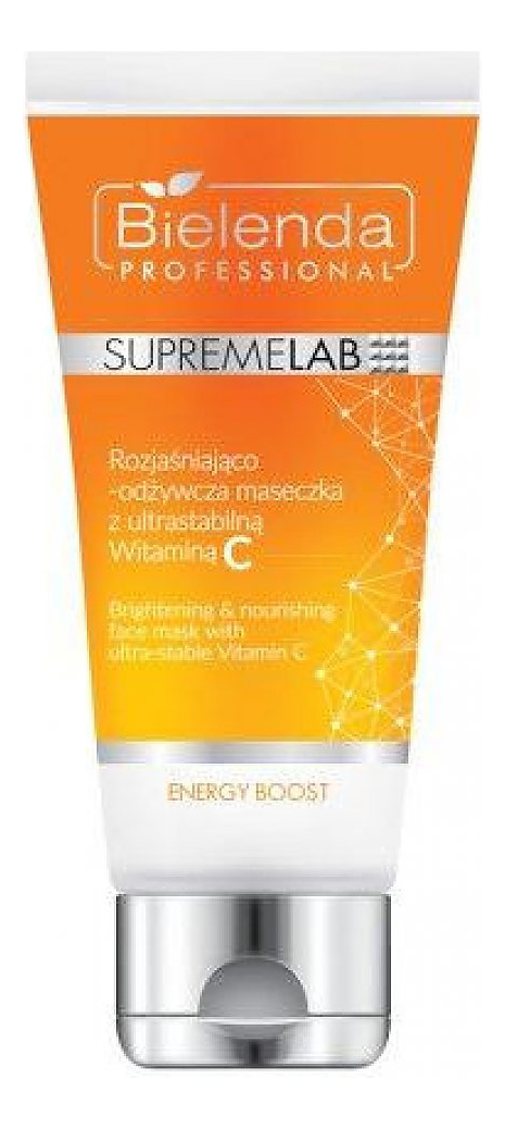 

Осветляющая питательная маска для лица SupremeLab Energy Boost Brightening & Nourishing Face Mask With Ultra-Stable Vitamin C 70мл