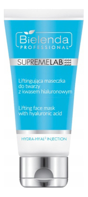 Купить Лифтинг маска для лица с гиалуроновой кислотой SupremeLab Hydra-Hyal2 Lifting Face Mask 70мл, Bielenda Professional