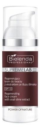 

Регенерирующий крем для лица с экстрактом муцина улитки SupremeLab Power of Nature Regenerating Face Cream SPF15 50мл