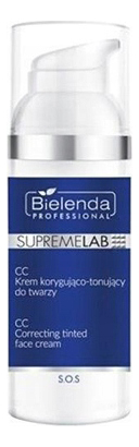 Купить Тональный CC крем для лица SupremeLab S.O.S Correcting Tinted Face Cream 50мл, Bielenda Professional