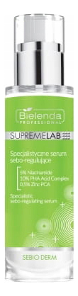 Специалистическая себо-регулирующая сыворотка для лица SupremeLab Sebio Derm Specialistic Sebo-Regulating Serum 30мл
