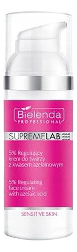 

Регулирующий крем для лица с азелаиновой кислотой 5% SupremeLab Sensitive Skin Regulating Face Cream 50мл