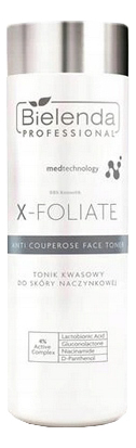 

Кислотный тонер для кожи с куперозом X-Foliate Anti Couperose Face Toner 200мл