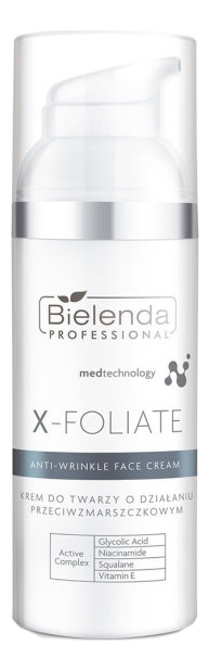 Крем для лица с кислотами и лифтинг эффектом X-Foliate Anti-Wrinkle Face Cream 50мл