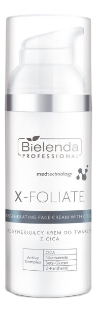 

Регенерирующий крем для лица X-Foliate Regenerating Face Cream With Cica 50мл