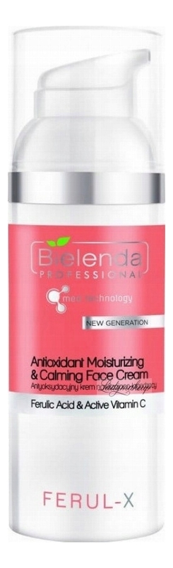 

Антиоксидантный увлажняющий и успокаивающий крем для лица Ferul-X Antioxidant Moisturizing & Calming Face Cream 50мл