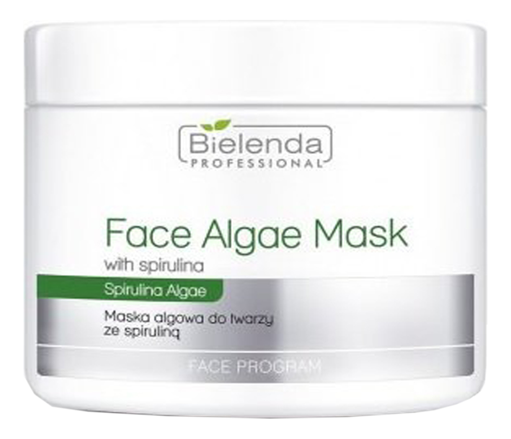 Альгинатная маска для лица со спирулиной Face Program Face Algae Mask Spirulina: Маска 190г охлаждающая альгинатная маска для лица face program cooling face algae mask маска 190г