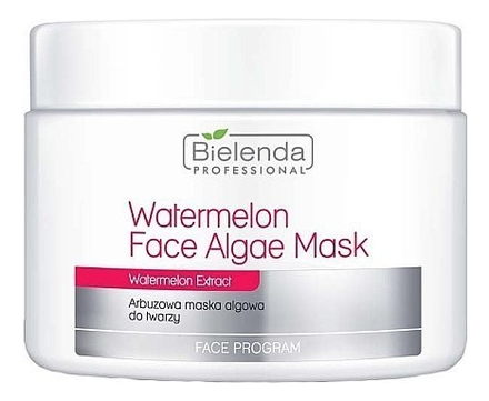Арбузная альгинатная маска для лица Face Program Watermelon Face Algae Mask: Маска 190г охлаждающая альгинатная маска для лица face program cooling face algae mask маска 190г