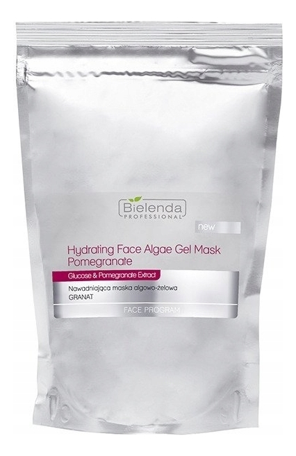 Увлажняющая альгинатная гелевая маска для лица Face Program Hydrating Face Algae Gel Mask Pomegranate: Маска 190г