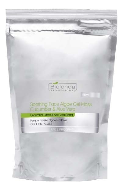 

Успокаивающая гелевая альгинатная маска Face Program Soothing Face Algae Gel Mask Cucumber & Aloe Vera: Маска 190г, Успокаивающая гелевая альгинатная маска Face Program Soothing Face Algae Gel Mask Cucumber & Aloe Vera