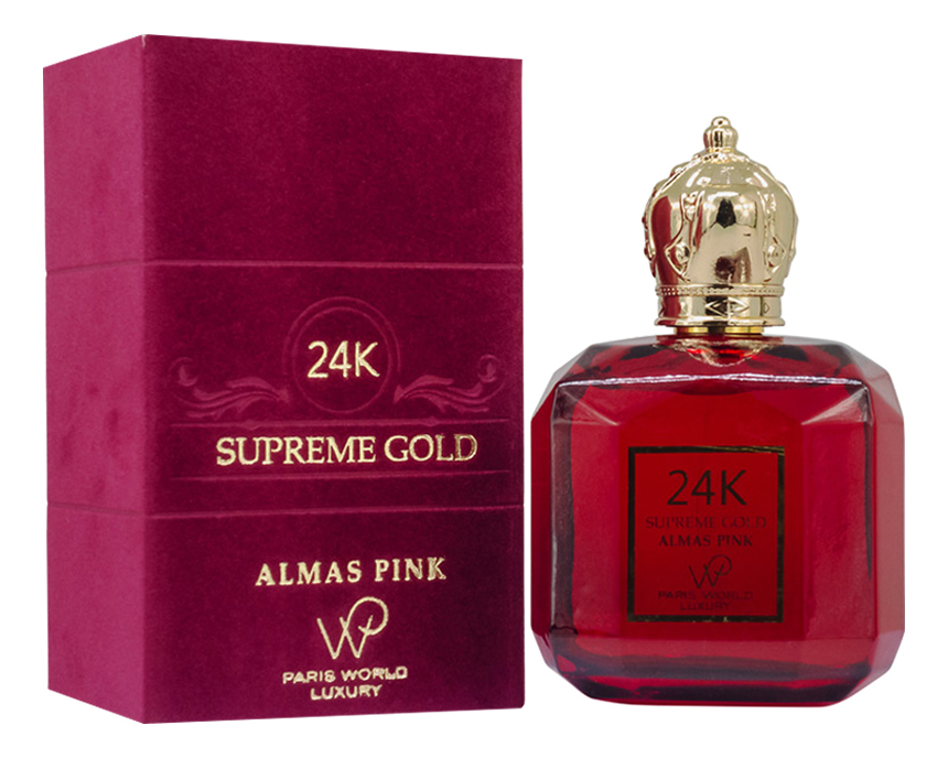 Купить 24K Supreme Gold Almas Pink: парфюмерная вода 100мл, Paris World Luxury