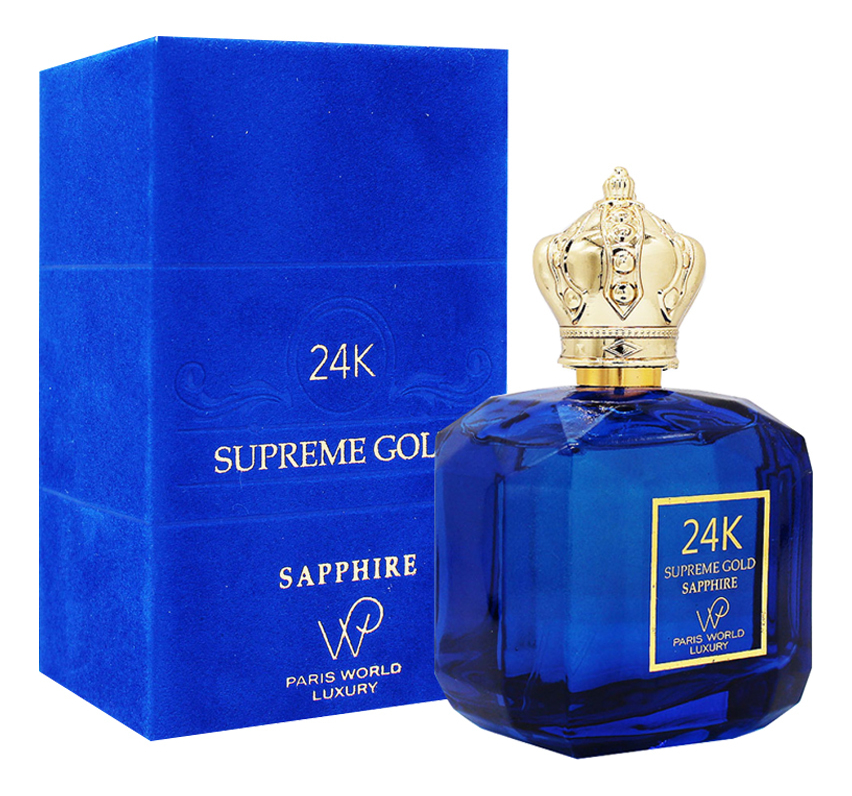 Купить 24K Supreme Gold Sapphire: парфюмерная вода 100мл, Paris World Luxury