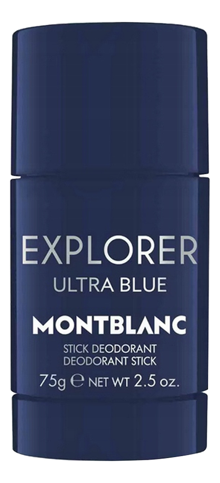mont blanc explorer ultra blue дезодорант стик 75г Explorer Ultra Blue: дезодорант твердый 75г