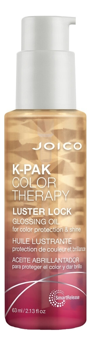 Масло для защиты и сияния цвета волос K-Pak Color Therapy Luster Lock Glossing Oil 63мл