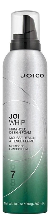 Мусс для укладки волос JoiWhip Firm-Hold Design Foam: Мусс 300мл мусс для укладки сильной фиксации фиксация 7 joico sf joiwhip firm hold foam 300 мл