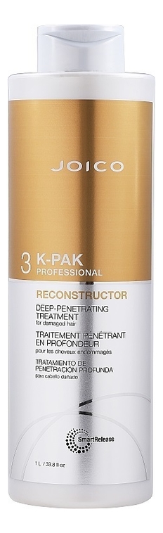 

Реконструирующая маска для волос K-Pak Deep-Penetrating Reconstructor: Маска 1000мл (новый дизайн), Реконструирующая маска для волос K-Pak Deep-Penetrating Reconstructor