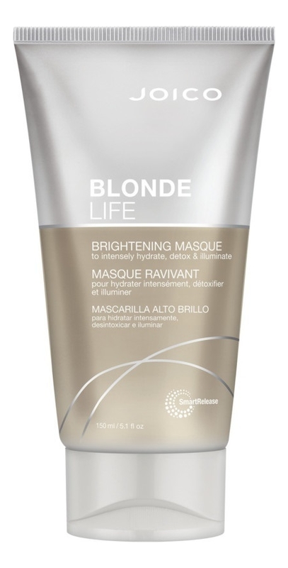 Маска для сохранения чистоты и сияния осветленных волос Blonde Life Brightening Mask: Маска 150мл joico маска для сохранения чистоты и сияния блонда blonde life brightening mask 150 мл joico сияющий блонд