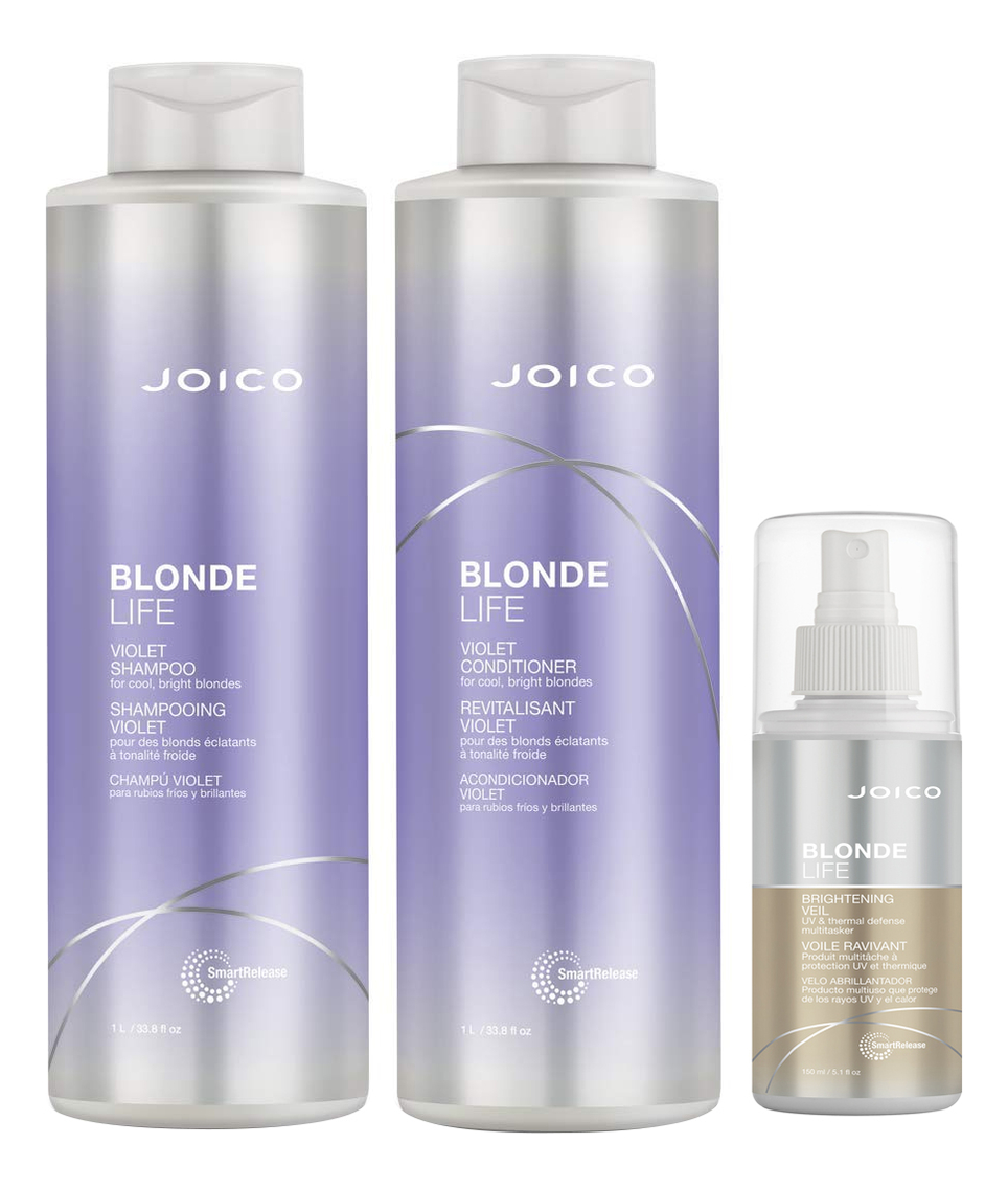 

Набор для волос Blonde Life (шампунь 1000мл + кондиционер 1000мл + спрей-вуаль 150мл)